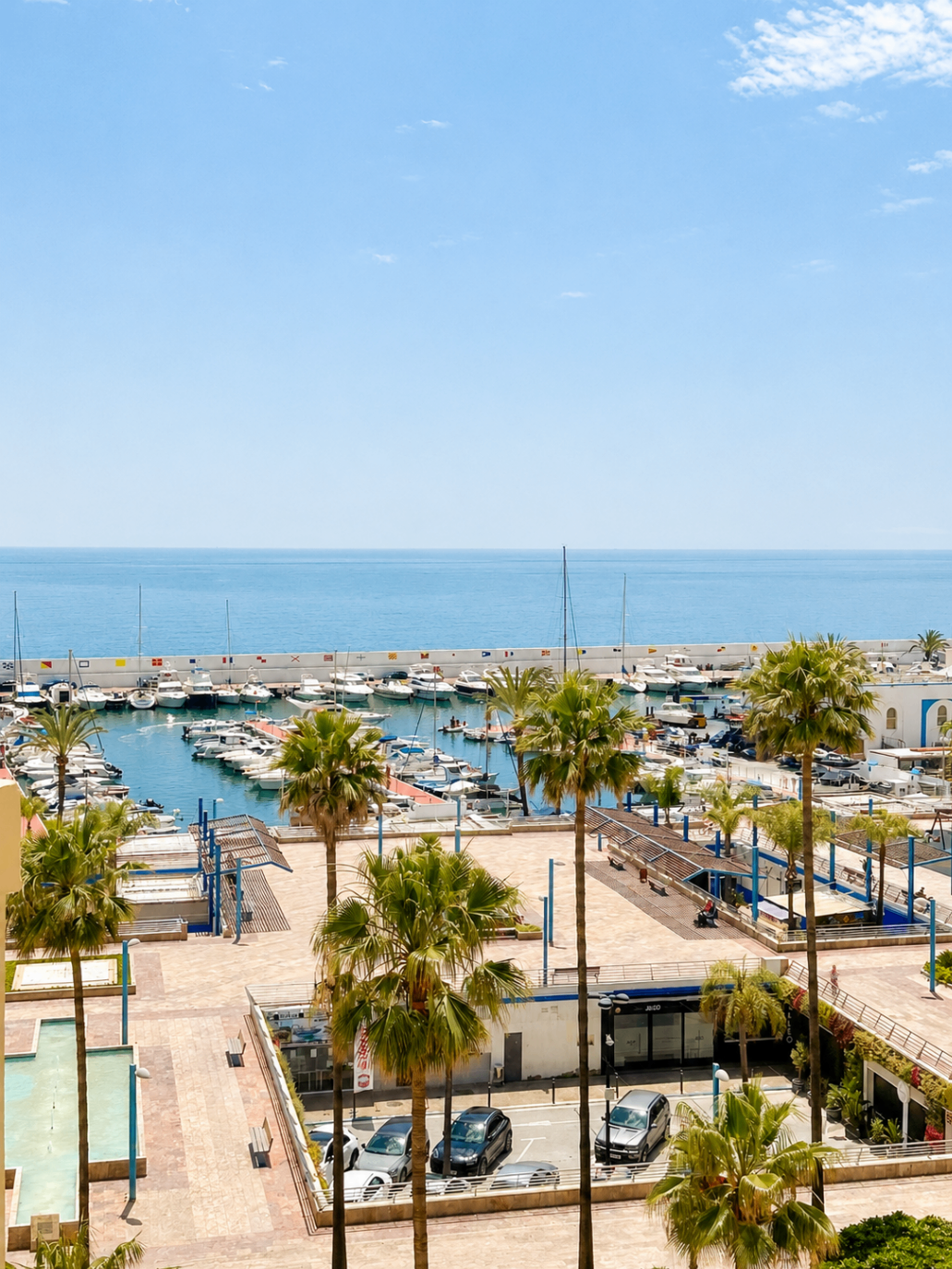 Vistas al mar y puerto