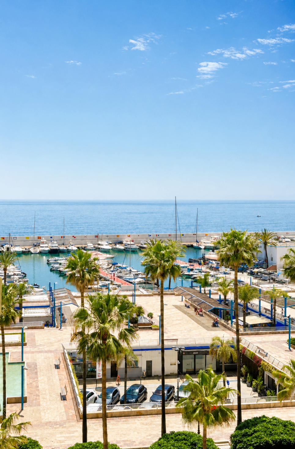 Vistas al puerto deportivo